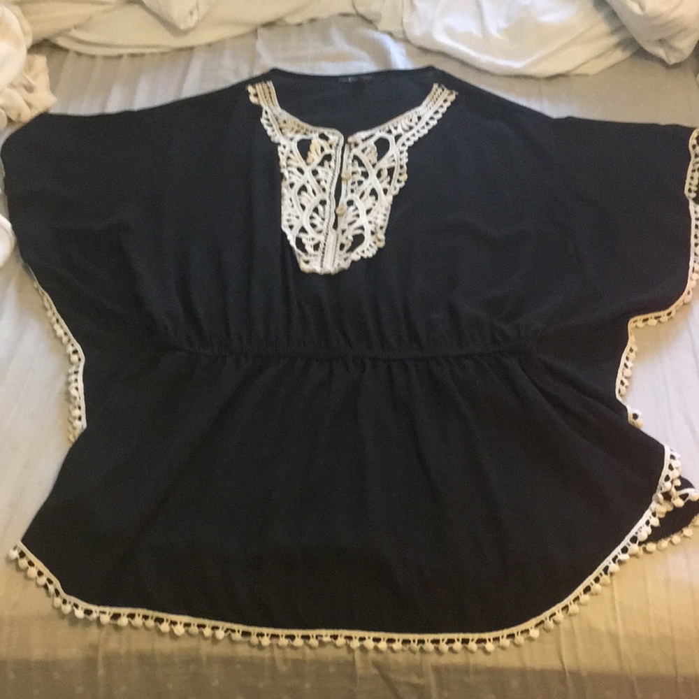 Black and white shirt